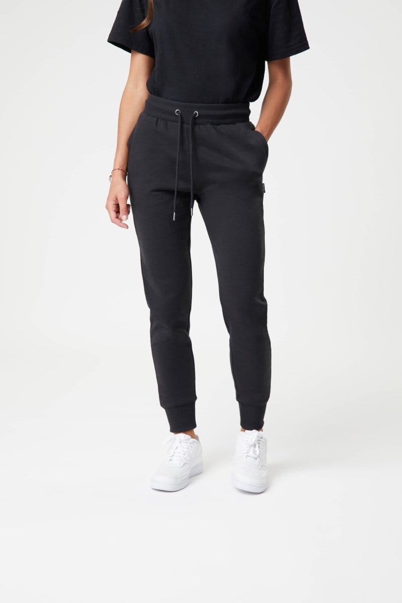 Boston Club Women Black Solid Slim-Fit Track Pants
