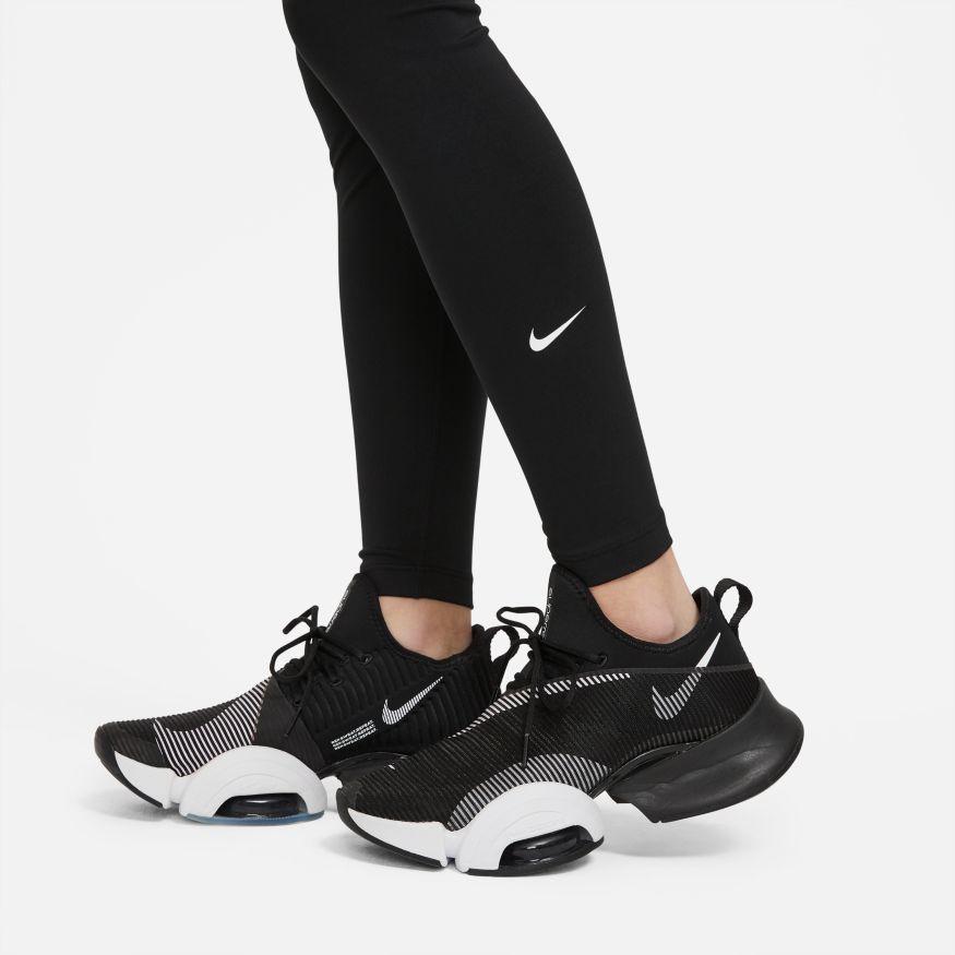  Nike Women's 365 Mid-Rise Leggings, Black White, X