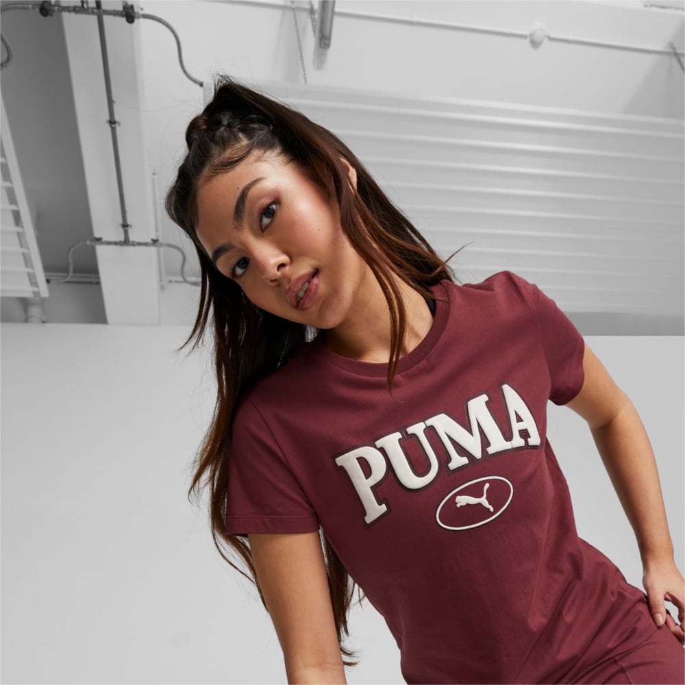 PUMA WOMEN\'S SQUAD WHITE TEE – INSPORT