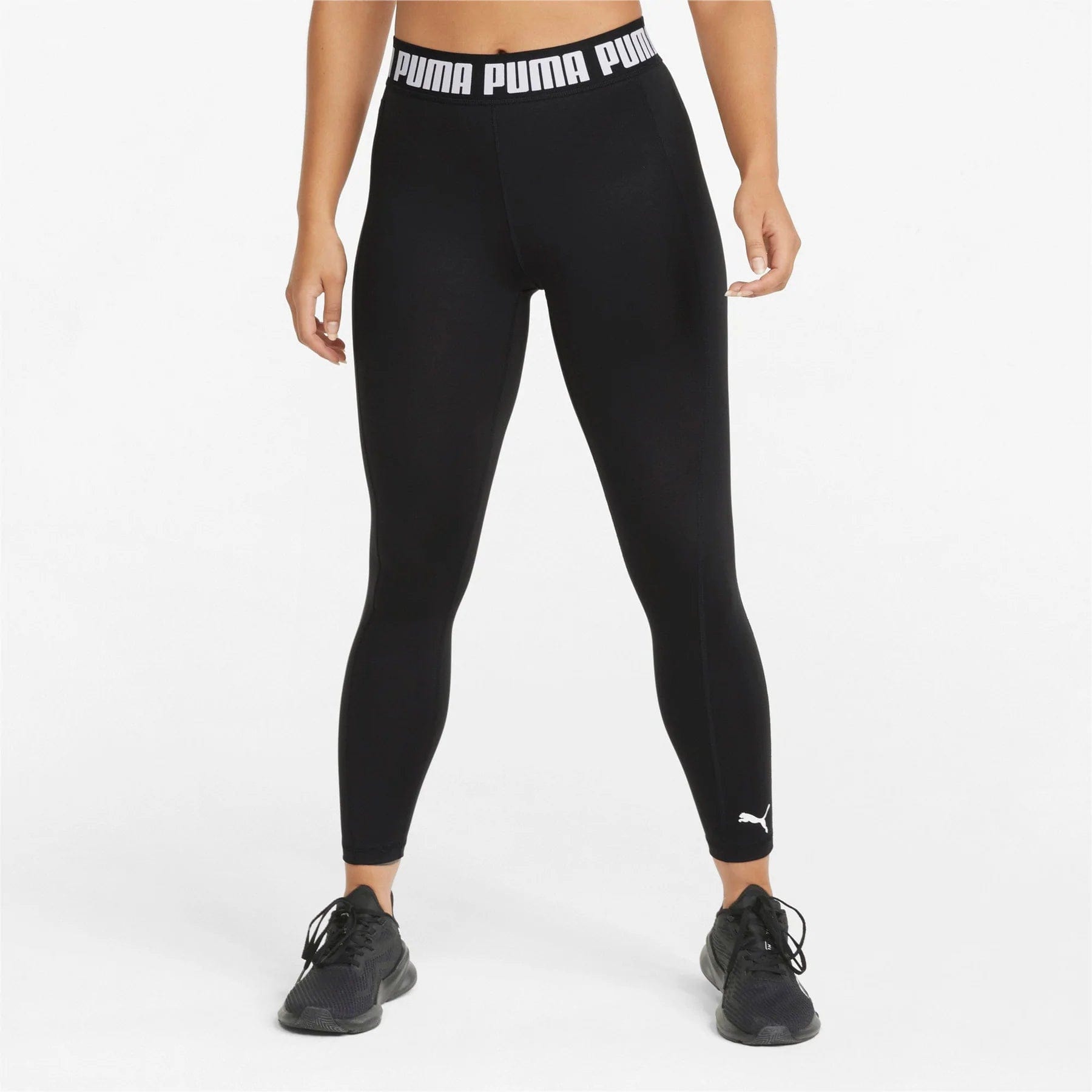 Women's PUMA Run Favorite AOP 7/8 Running Tights in Black size XL, PUMA, Konankunte