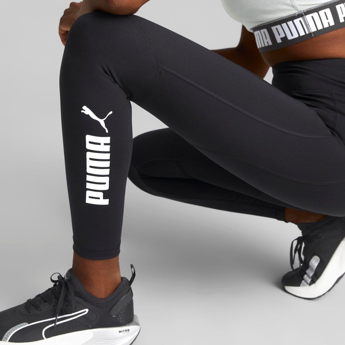 Puma Run High Shine High-Waist 7/8 Tights - ShopStyle Activewear Pants