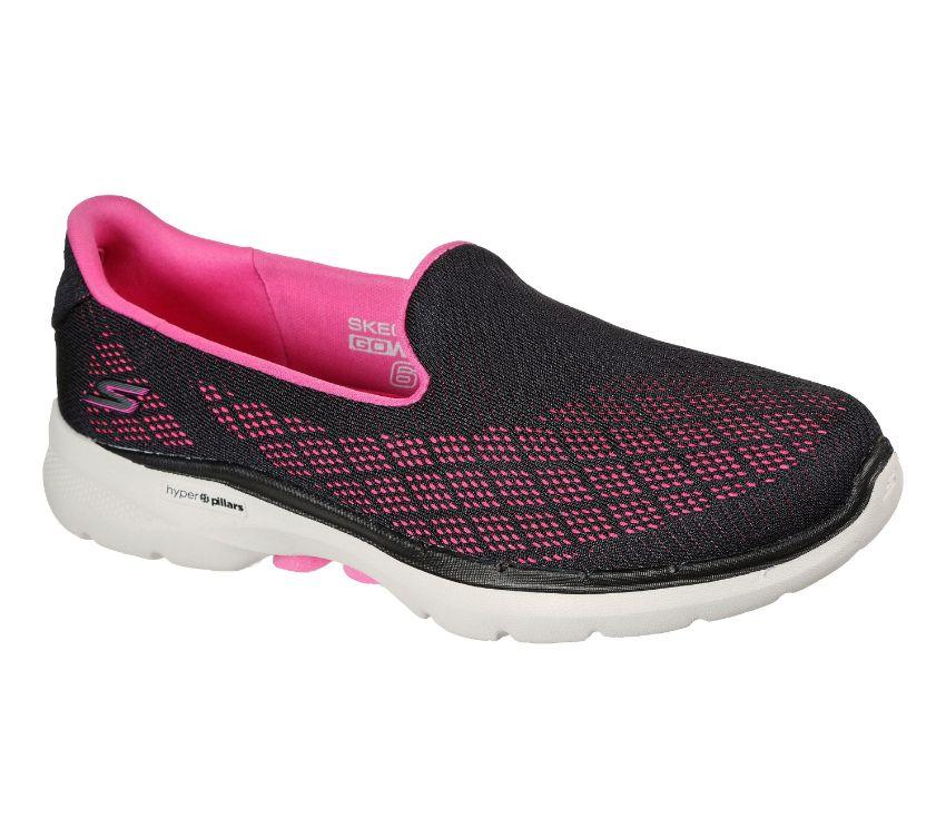 SKECHERS GO WALK 6 GLIMMERING PINK - Skechers é na Convexo!