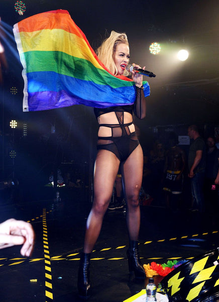 Rita Ora Gay Pride - LGBT Flag 2015