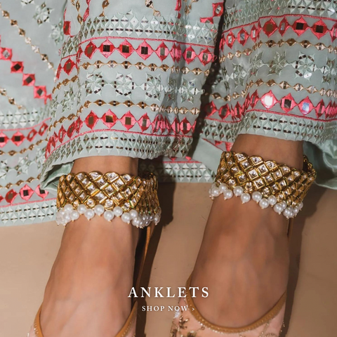 Indian Bridal jewellery, Anklets, Payal