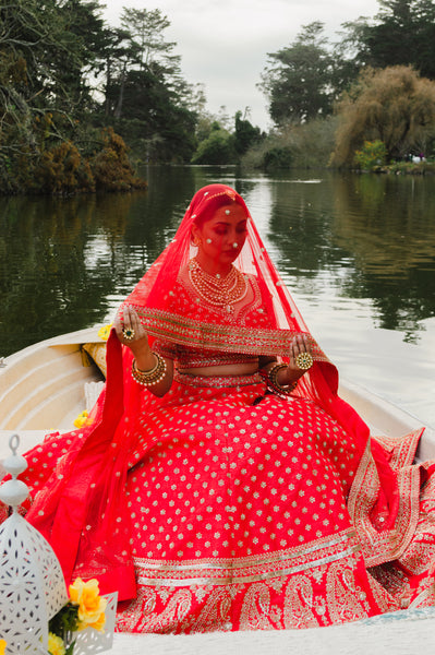 Veil dupatta - Indian bridal fashion 2022