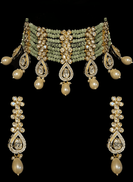 Green Aventurine necklace set