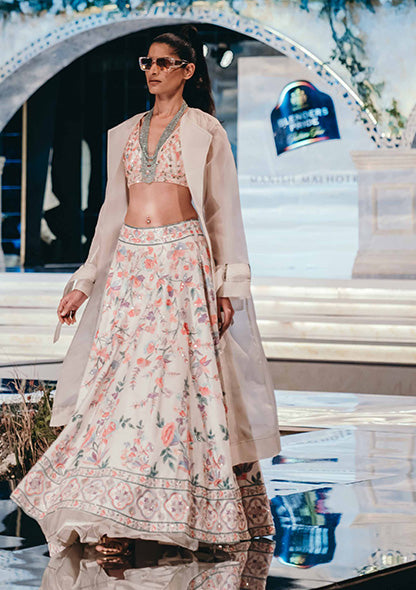 jacket style lehenga