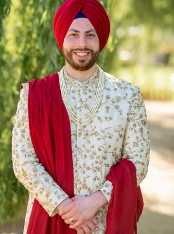 Classic meets contemporary: An Indian groom outfit like no other - Classic sherwani
