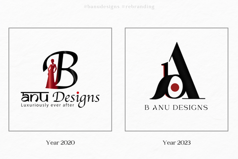 Transformation of B Anu Designs Logo