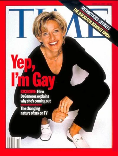 Ellen DeGeneres coming out - LGBTQ Pride - Times Magazine