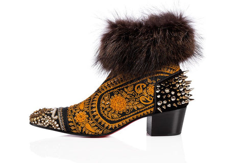 Indian Bridal Fur Boot