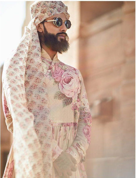 Floral prints for Grooms wear 2021