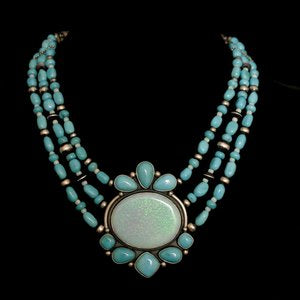 Sagittarius birthstone Turquoise necklace 