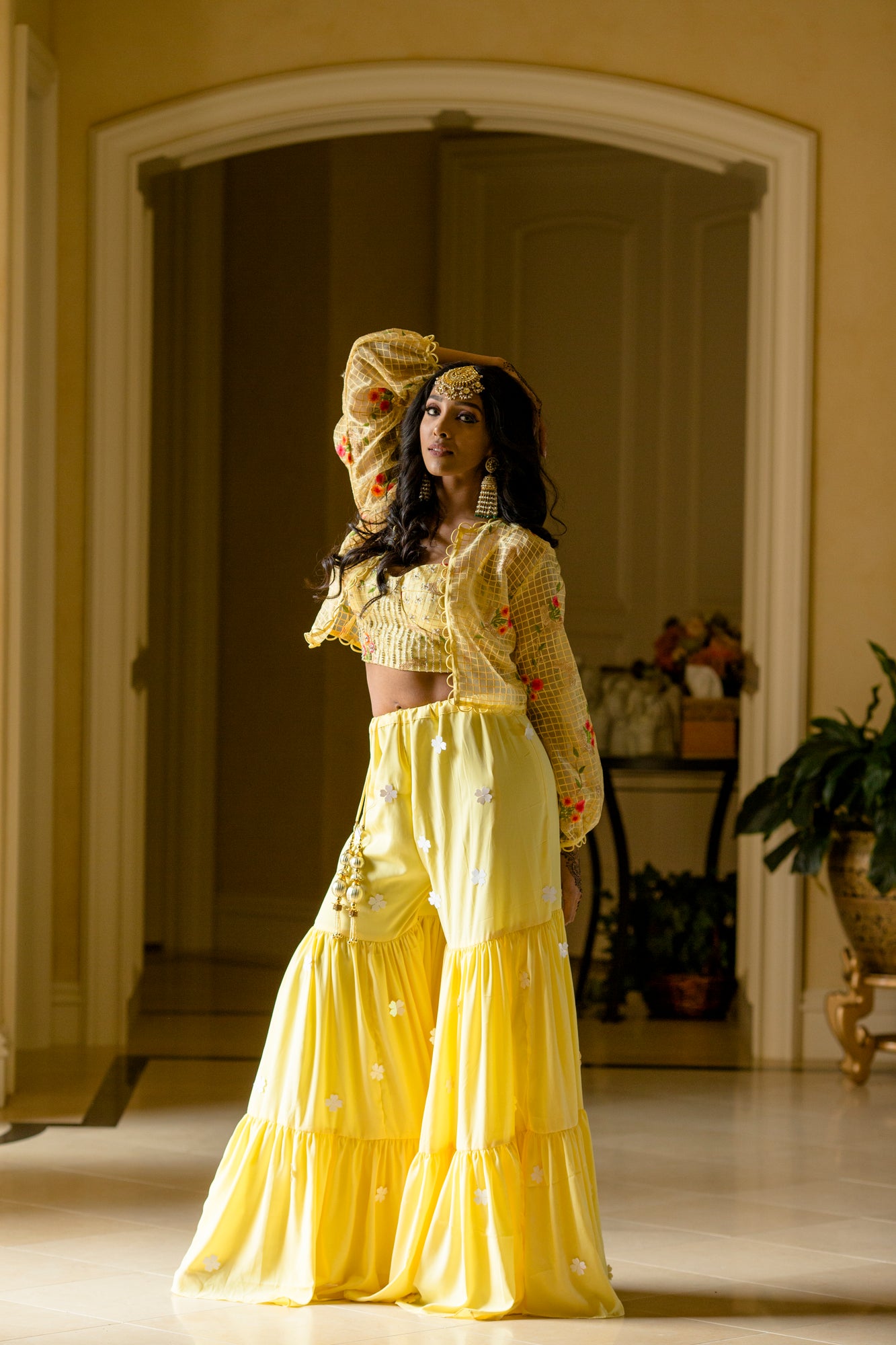 Karva Chauth Ke Liye Dress - Gown For Girls