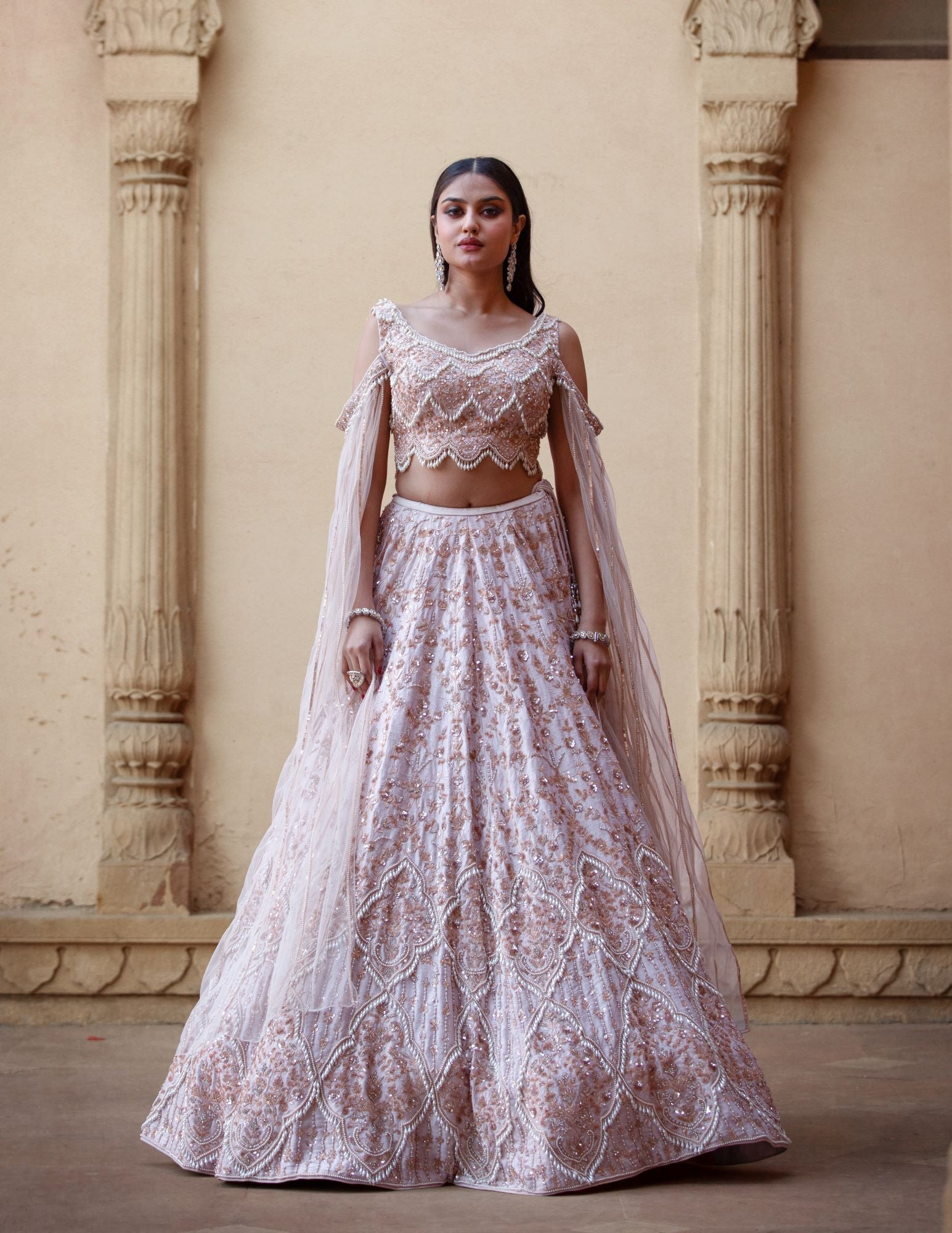 Beautiful Silk Lehenga with golden work embellishments and hand Embroidered  blouse and beautiful net dup… | Party wear lehenga, Indian wedding dress,  Bridal outfits