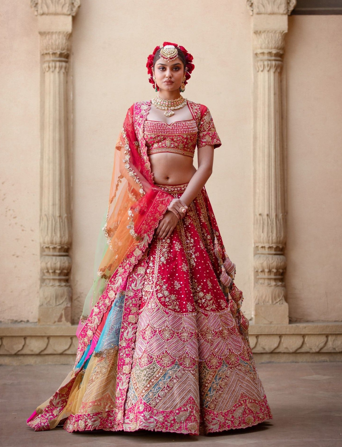 Rajasthani Rangrez - Heavy crepe lehenga in Gota Patti to make you look  like a Rajasthani Royalty.. | Facebook