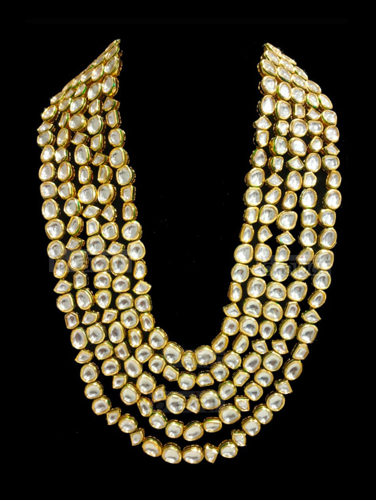 Aashiqui Statement Kundan Necklace Set with Earrings – B Anu Designs