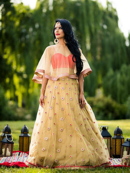 South Indian Wedding Special Designer Lehenga Choli