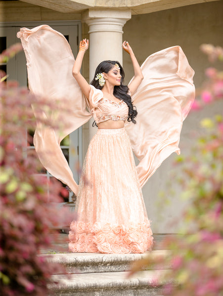 Top Trending - Ashwini's Designer Wedding Lehenga In Pink With It's Modern  Design! - Witty Vows