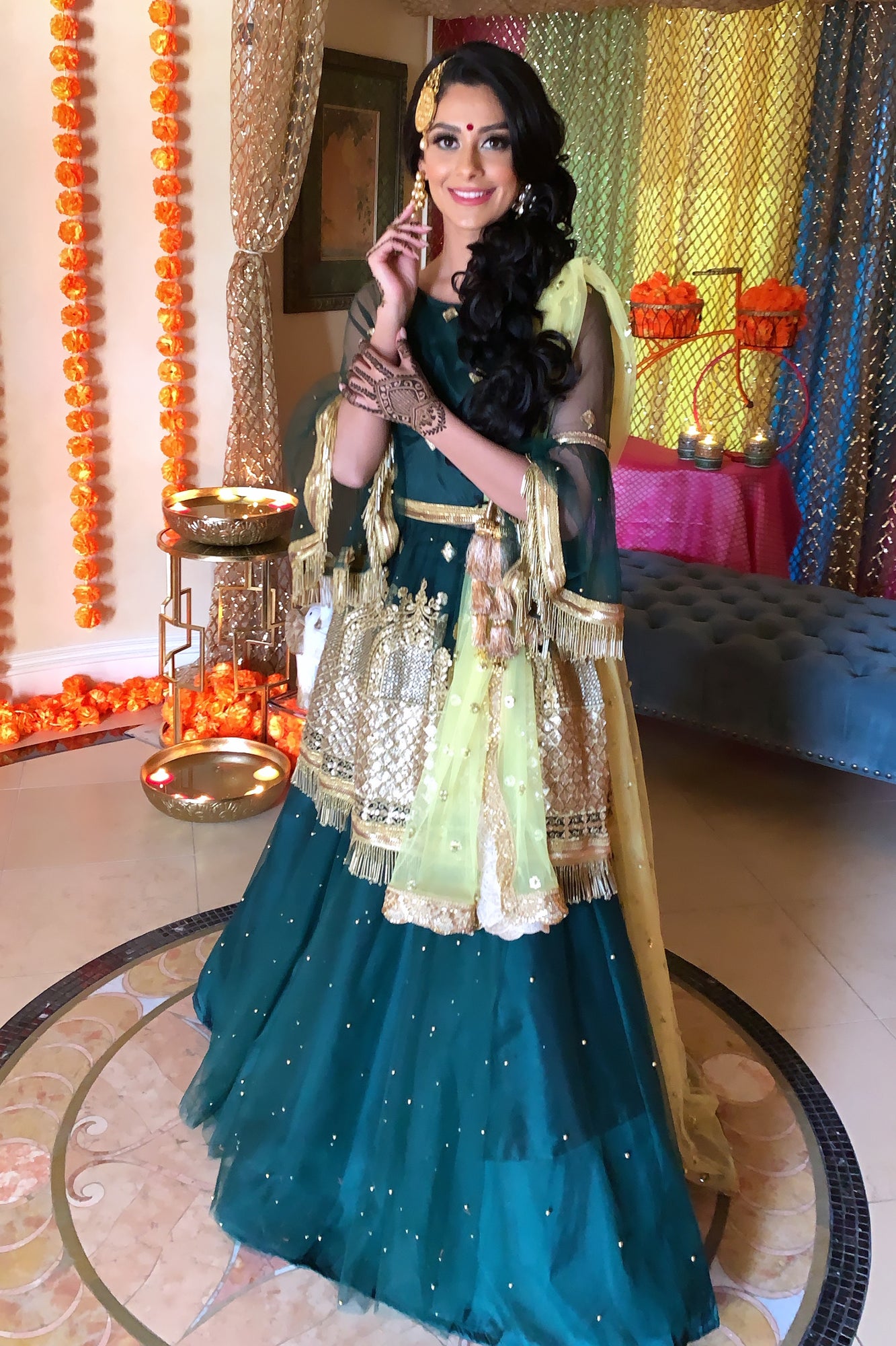 Indian Bridal Wear - Sabyasachi Sufiyana Bell Sleeves Lehenga – B Anu ...