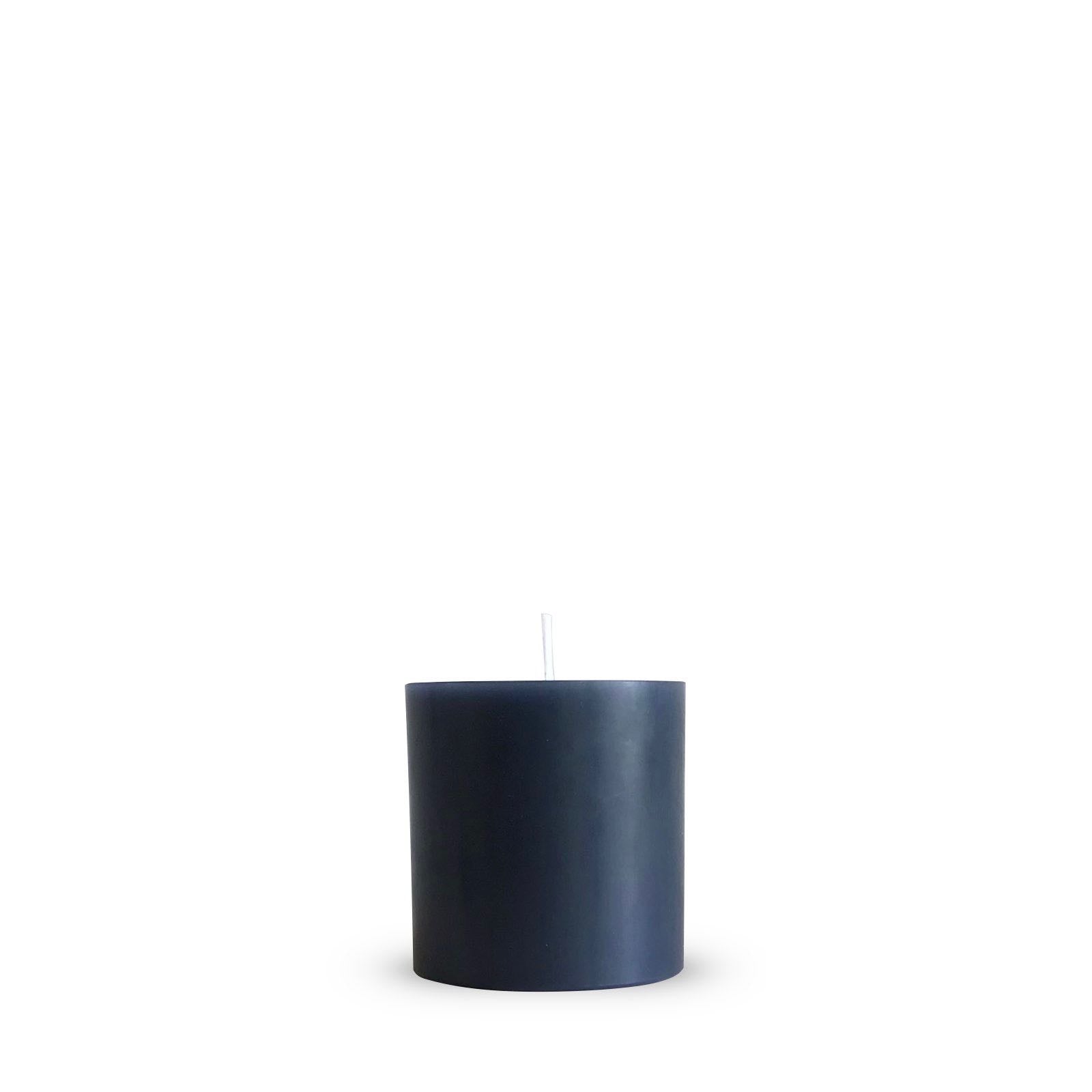 Grey pillar candle | Candle Kiosk
