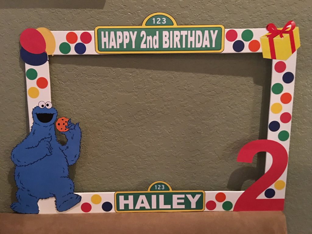 Sesame Street Photo Booth Prop Sesame Street party decor, Sesame Stree ...