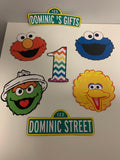 Sesame Street Character face cutouts, Sesame Street party decorations, Sesame Street party supplies, Elmo Cutout, Sesame Street cutout