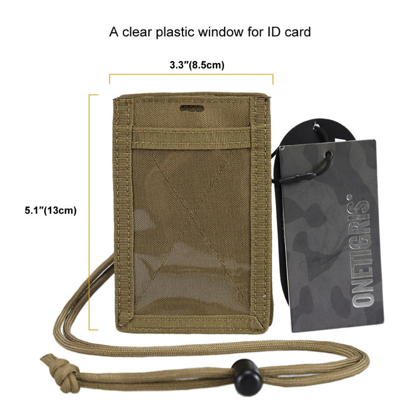 Tactical ID Card Case Neck Lanyard – uniformedheroes