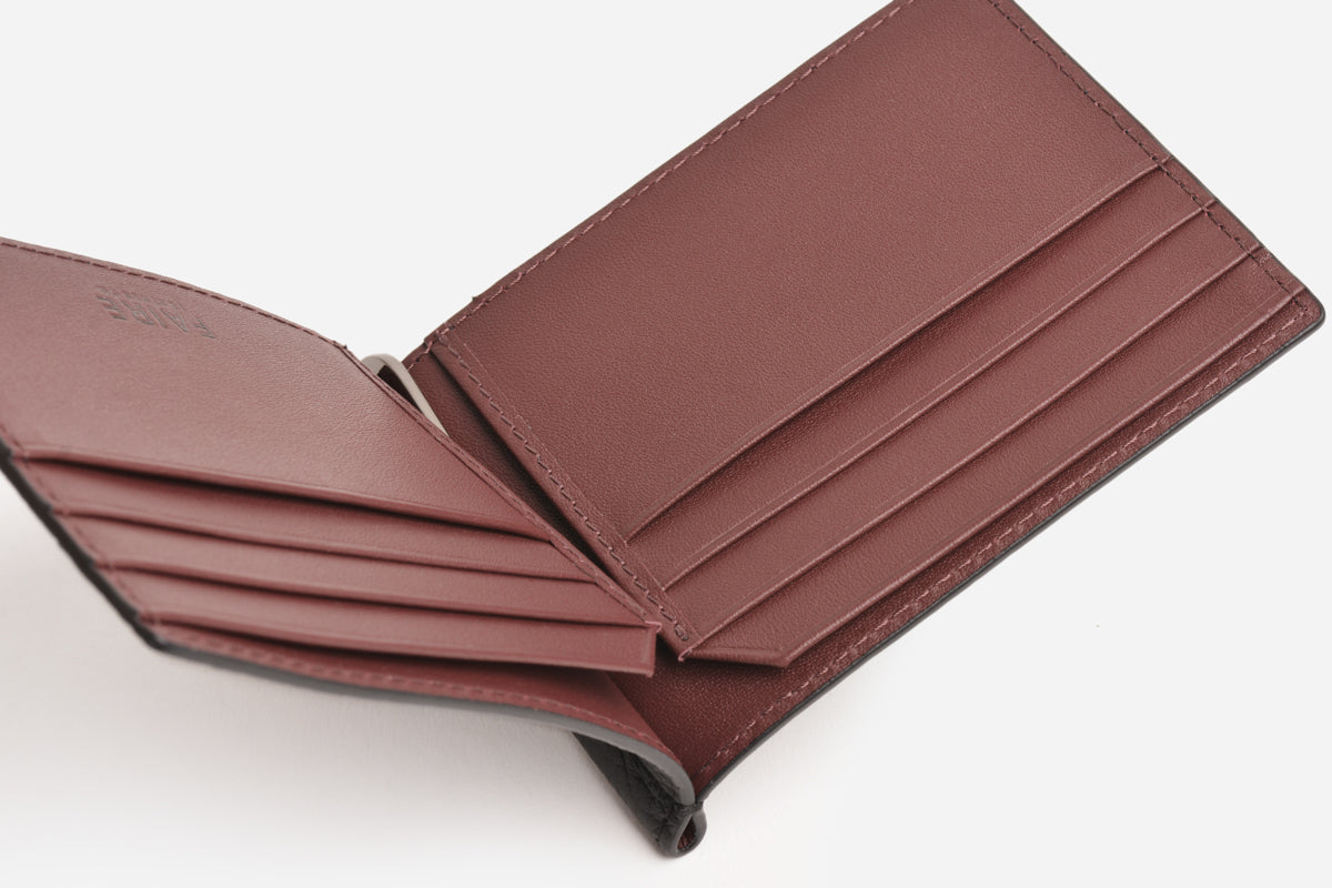  Traditional Shadow Play Man Walk Money Wallet Purse Flip  Bifold Faux Leather Multi-Function