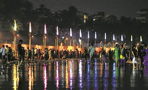beach lights