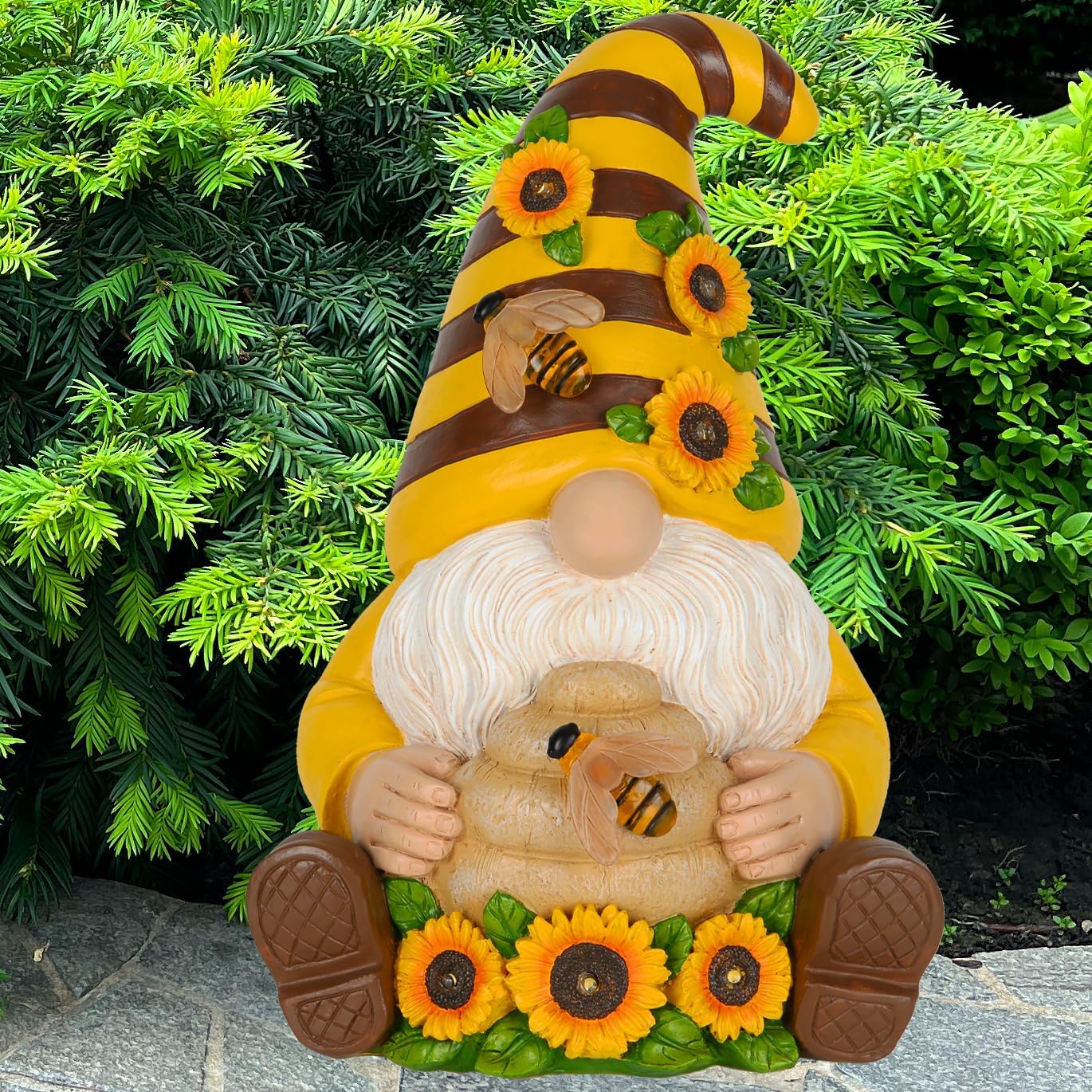 ❤️ Garden Zen Gnome Statue, finger Gnome 9 inch Outdoor House Decor – Mood  Lab