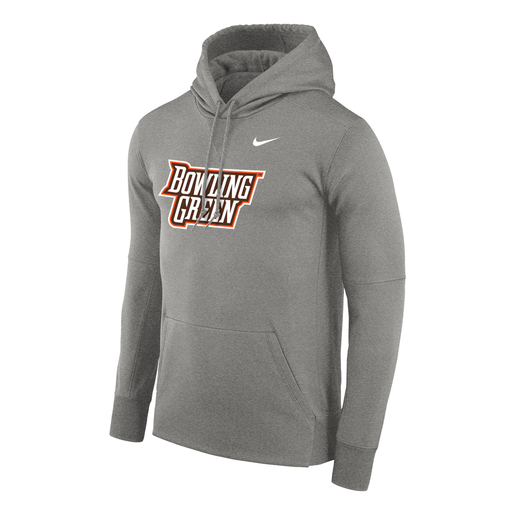 Nike Therma PO Hood Bowling Green Dark Heather – Elite Collegiate Apparel