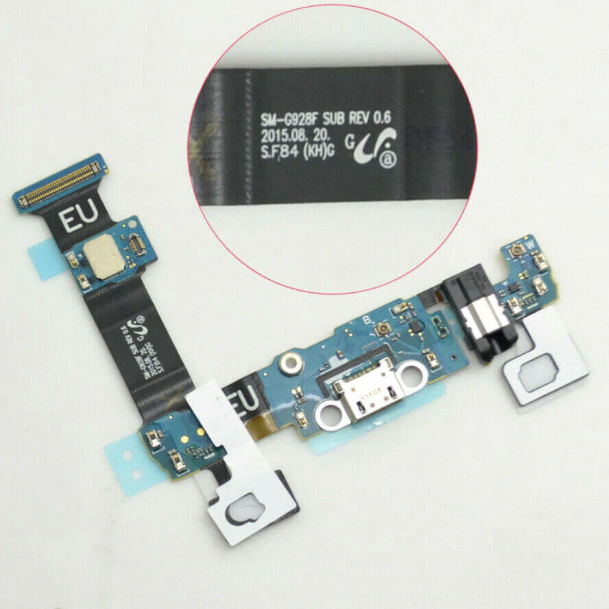 Samsung Galaxy S6 Edge Plus Charging Port Flex Cable With Microphone