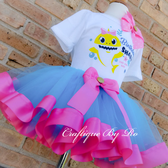 baby shark tutus