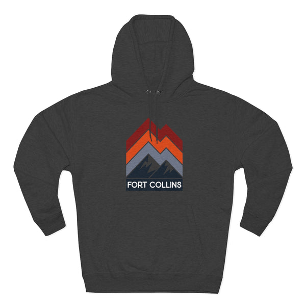 Premium Fort Collins, Colorado Hoodie - Retro Unisex Sweatshirt