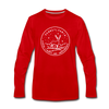 Pennsylvania Long Sleeve T-Shirt - State Design Unisex Pennsylvania Long Sleeve Shirt - red