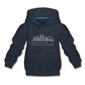 Jacksonville, Florida Youth Hoodie - Skyline Youth Jacksonville Hooded