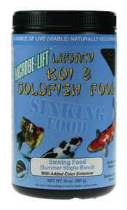 Microbe Lift Legacy Koi And Goldfish Food Sinking Pellets 14 Oz