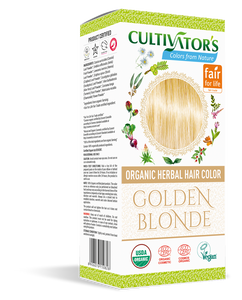 Cultivator S Organic Herbal Golden Blonde Hair Color 4x25g