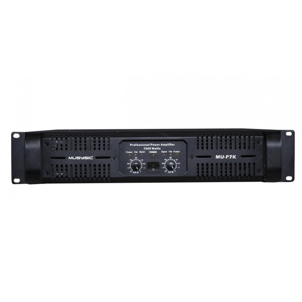 Professional 2 Channel 7000Watts DJ PA Power Amplifier – MUSYSIC