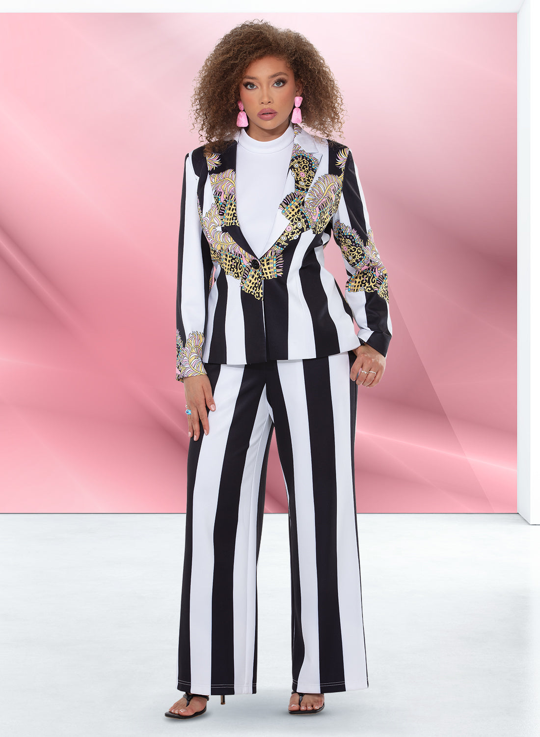 Donna Vinci Style 12178, 3pc. Jacket, Top & Pant Set