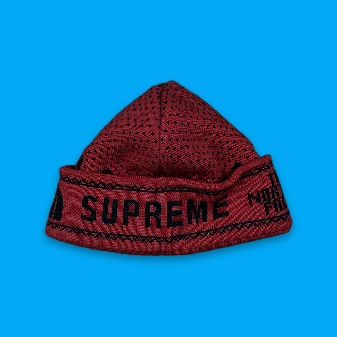 supreme the north face fold beanie