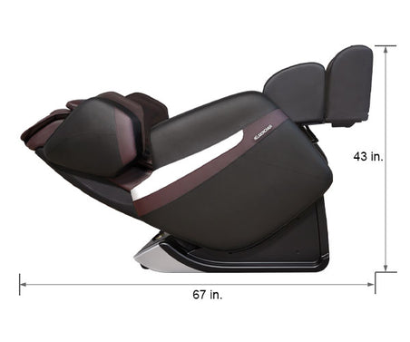 Relaxonchair MK-Classic Brown Dimension Reclined