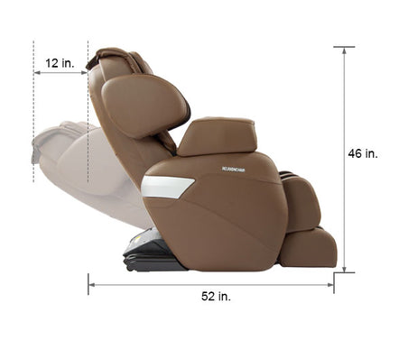 Relaxonchair MK-II Brown Dimension Upright