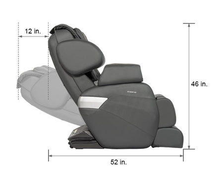 Relaxonchair MK-II Gray Dimension Upright