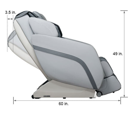 Relaxonchair MK-V Gray Dimension Upright