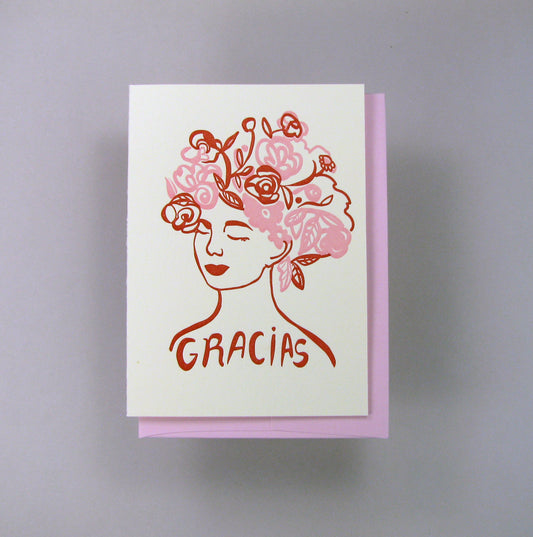 Papyrus (S31) Letterpress Thank You Card, 1 ct - Baker's