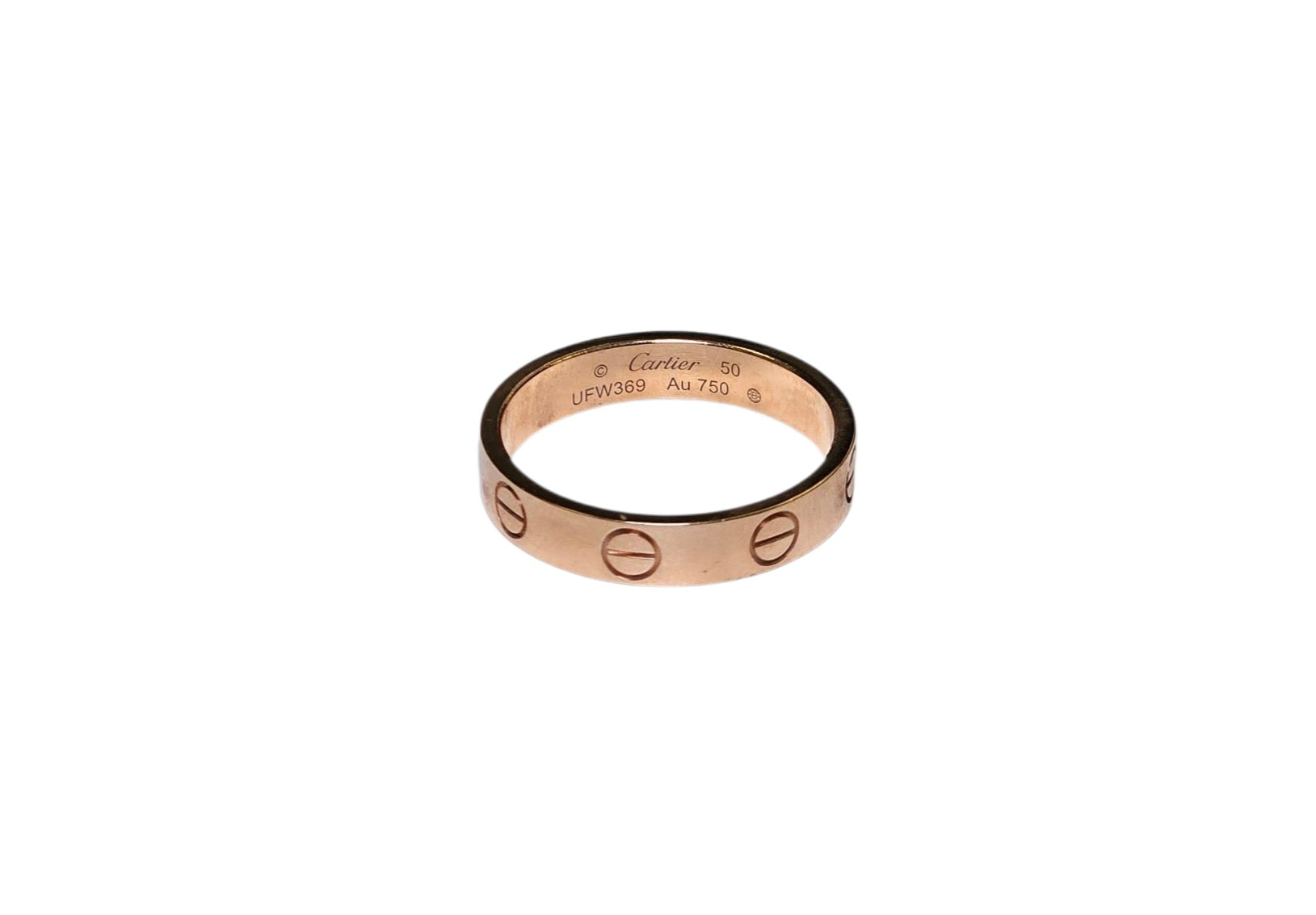 Cartier Love Ring in 18 Karat Rose Gold