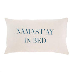 Namastay in Bed Cushion by Casa Suarez