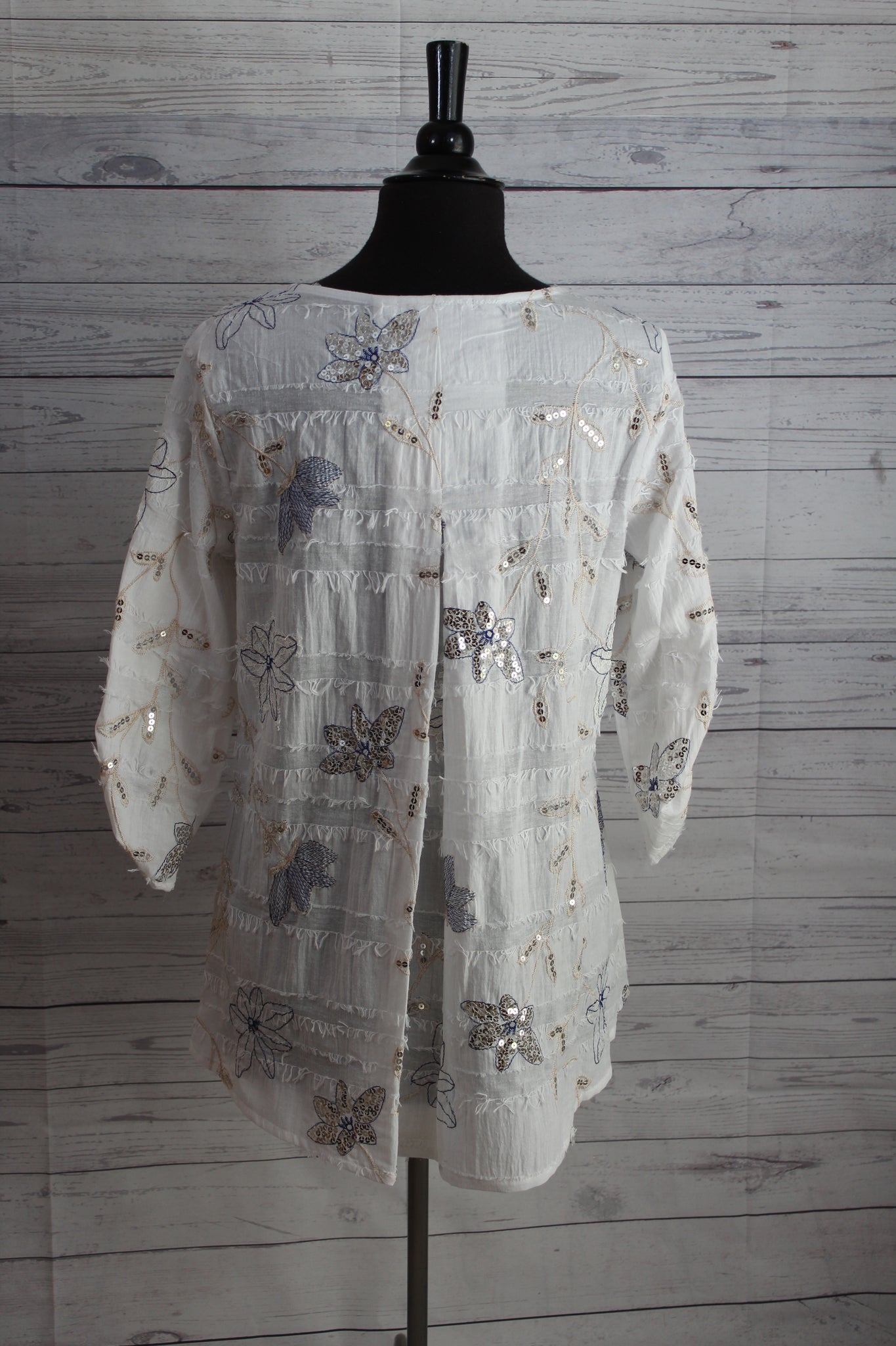 Yushi Clothing - White Dressy Pullover Top | Shopboutiquekarma